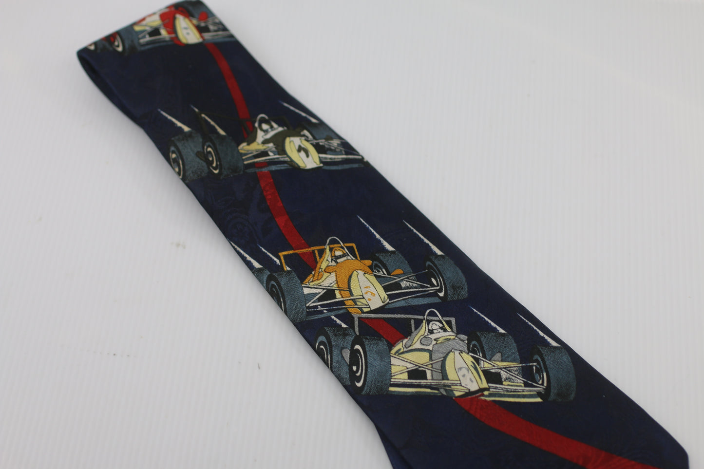 100% Polyester made in Korea Formula 1 tie