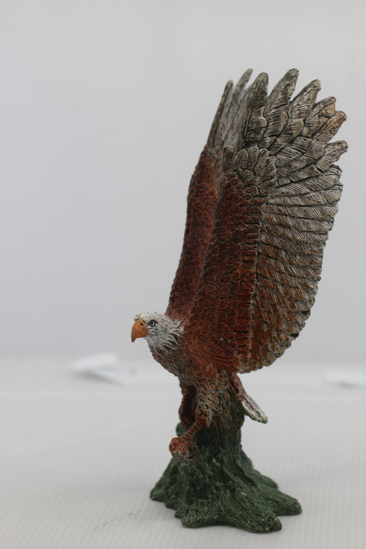 6" Bald Eagle Bird Figure Rubber Replica Model Mamejo Nature AAA Brand