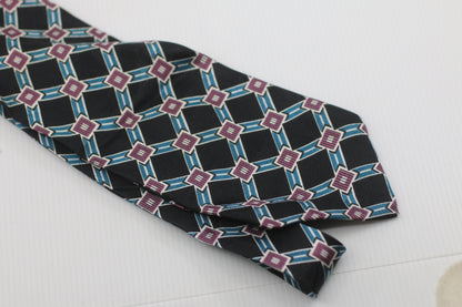 Geoffrey Beene Purple Sqaure logo tie