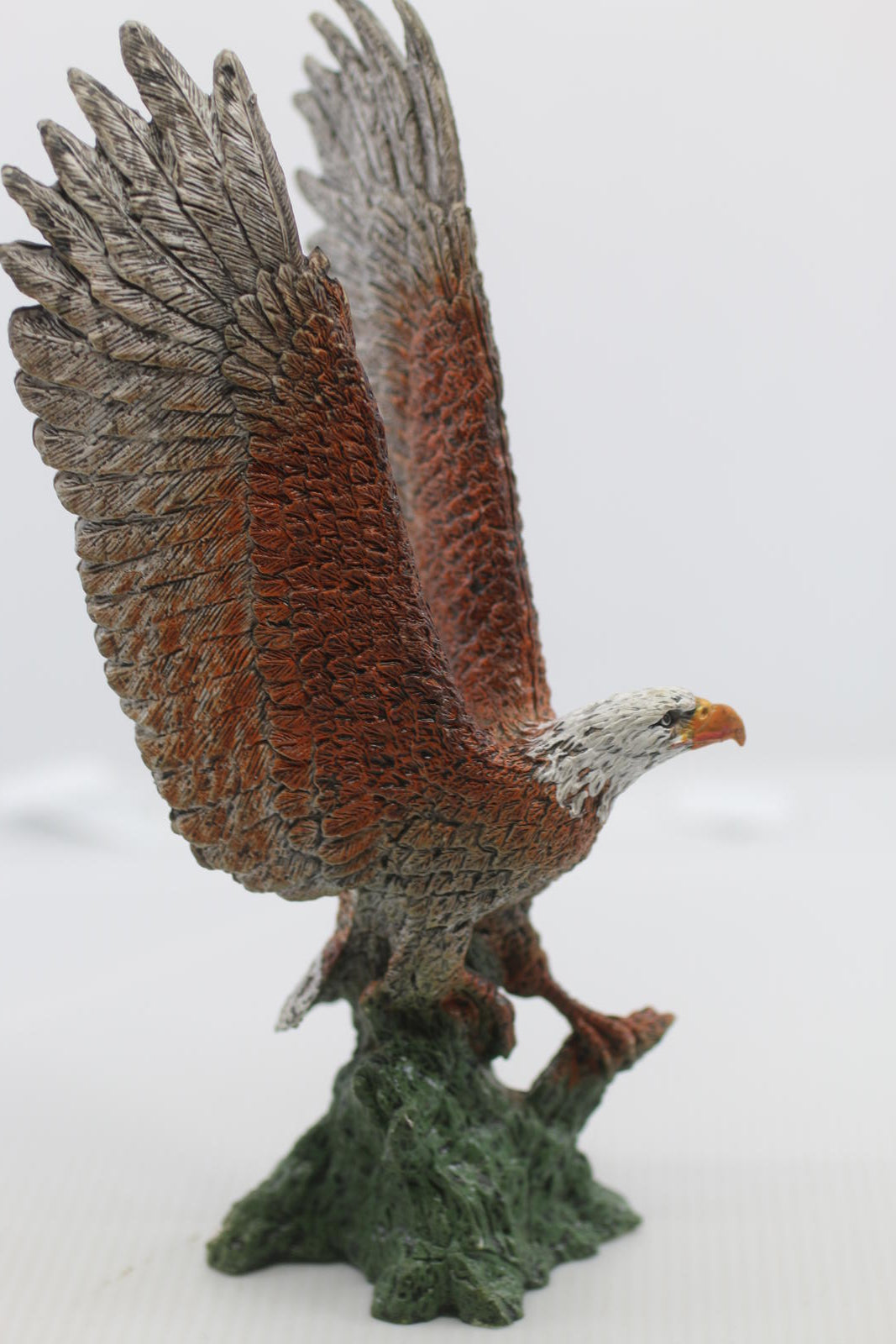 6" Bald Eagle Bird Figure Rubber Replica Model Mamejo Nature AAA Brand