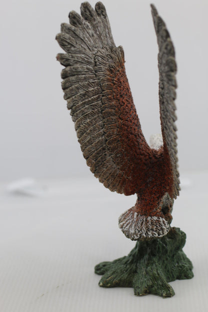 6" Bald Eagle Bird Figure Rubber Replica Model Mamejo Nature AAA Brand