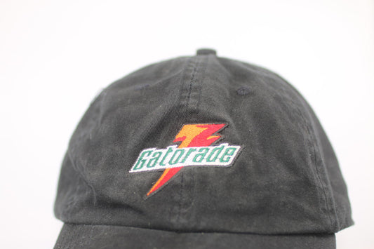 Vintage Gatorade Black Baseball Cap – Lightning Bolt Logo
