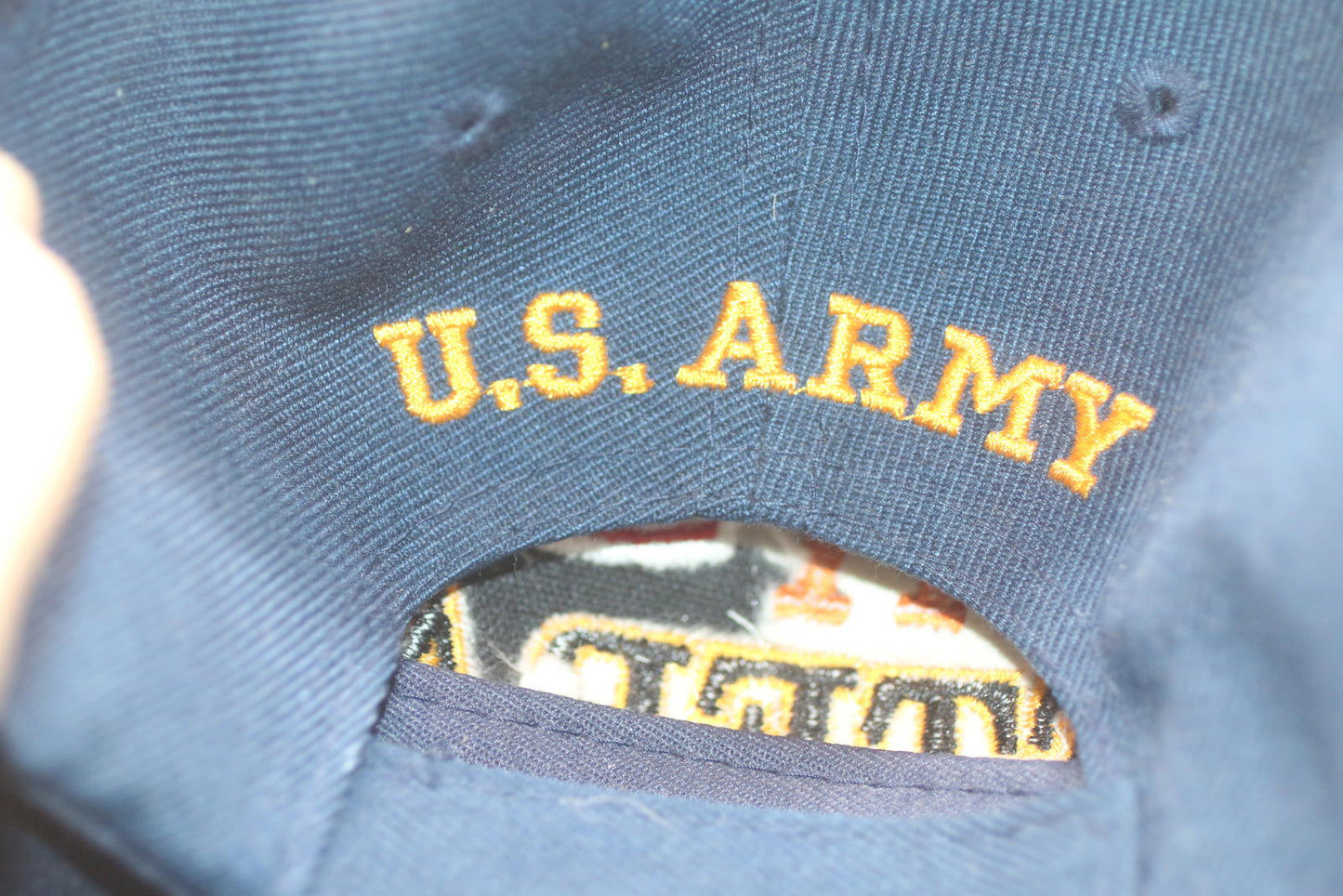 U.S. Army Veteran Embroidered Navy Blue Cap