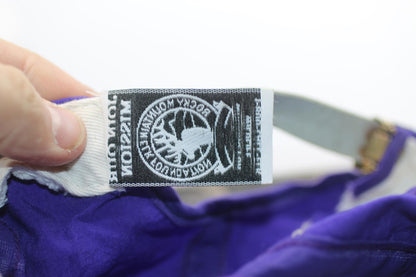 Vintage Rocky Mountain Elk Foundation Purple Rope Cap Logo