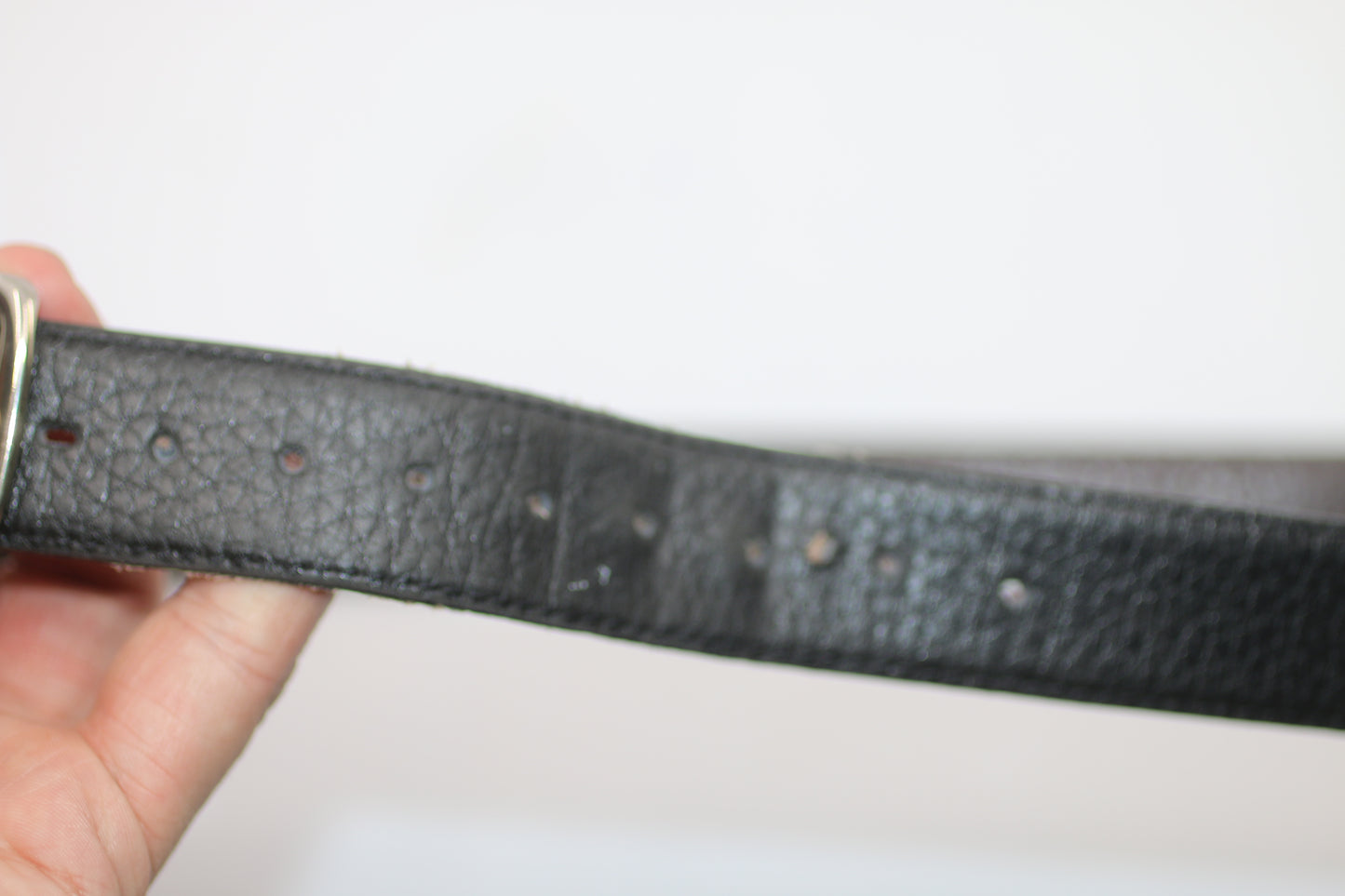 Black Belt Vintage for Adulte may be in leather