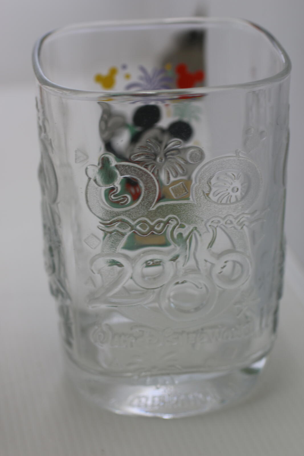 Disney Mickey Mouse 25th Anniversary Commemorative Glass Mc donald's