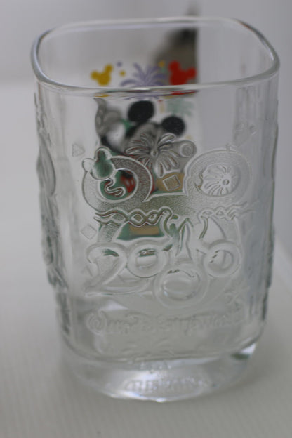 Disney Mickey Mouse 25th Anniversary Commemorative Glass Mc donald's