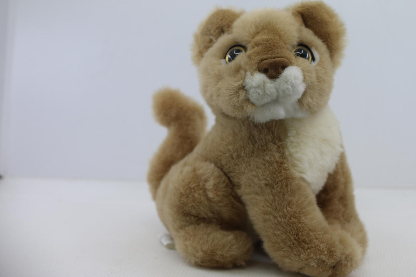cub lion kid cat kitten vintage purring sound plush toy rare to find