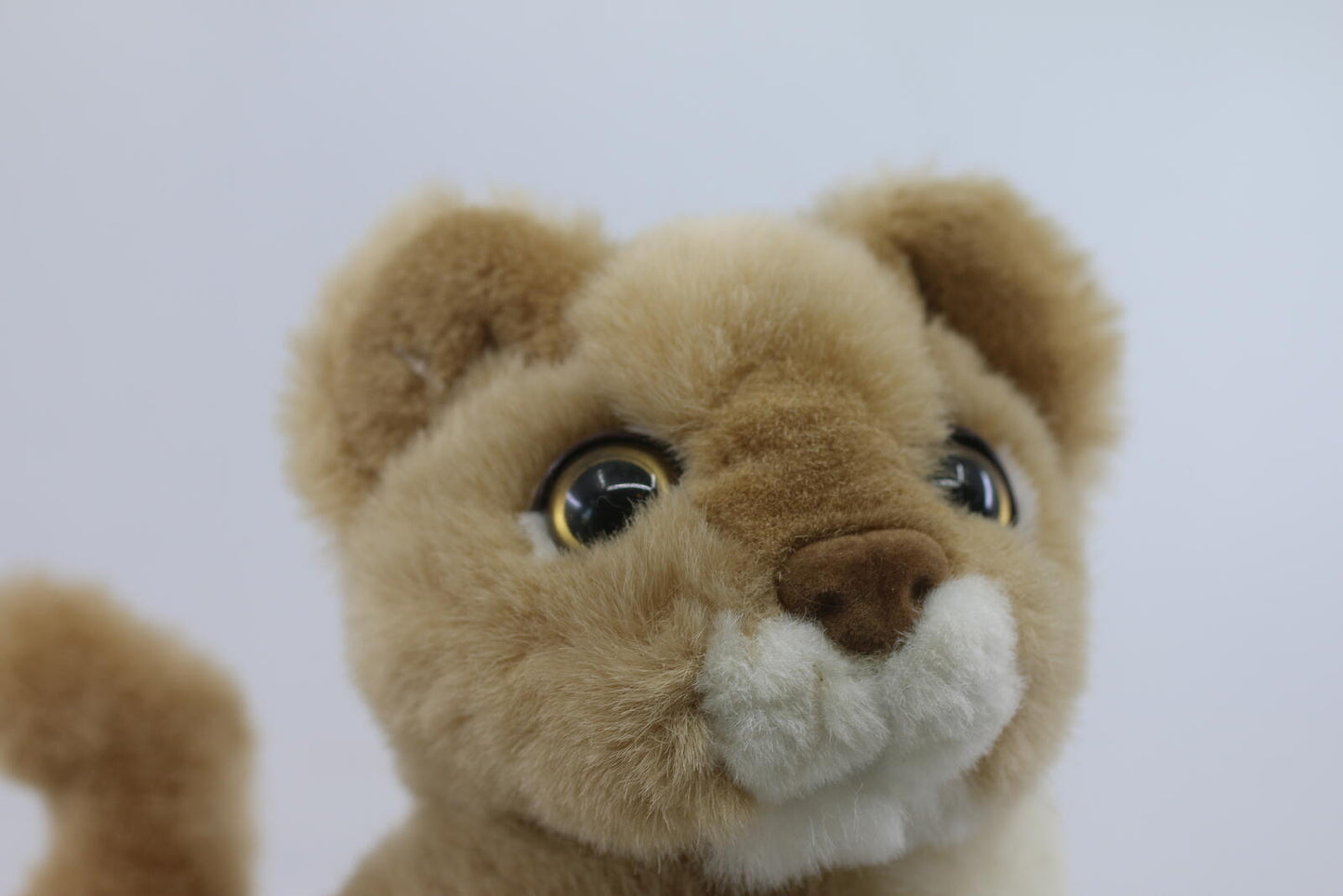 cub lion kid cat kitten vintage purring sound plush toy rare to find