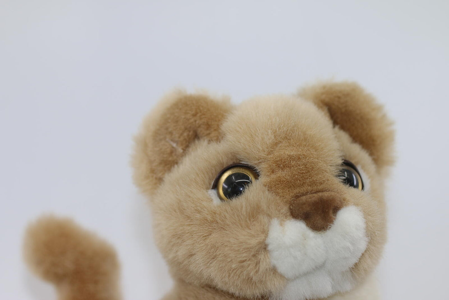 cub lion kid cat kitten vintage purring sound plush toy rare to find