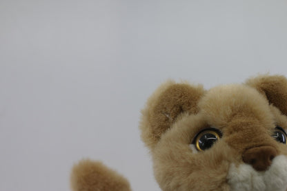 cub lion kid cat kitten vintage purring sound plush toy rare to find