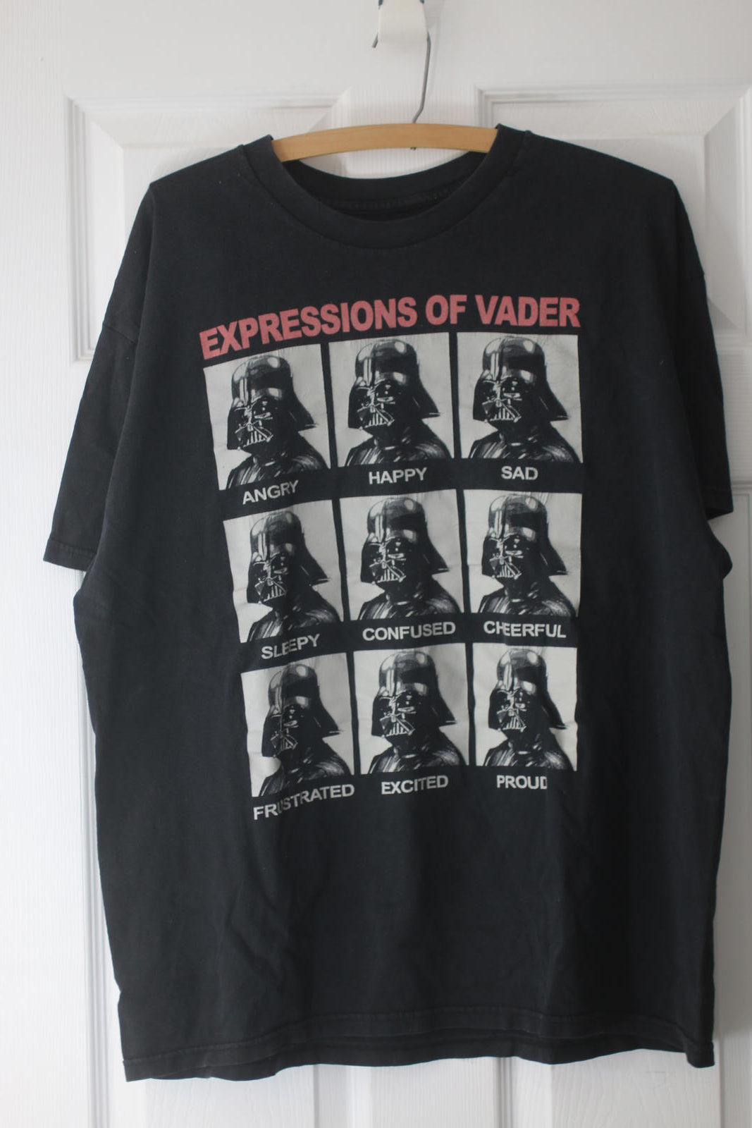 Star wars Expressions of Darth Vader' Graphic T-Shirt SizeXL