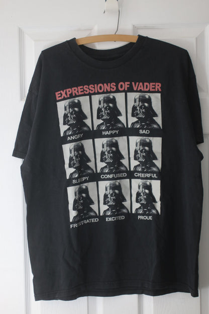 Star wars Expressions of Darth Vader' Graphic T-Shirt SizeXL