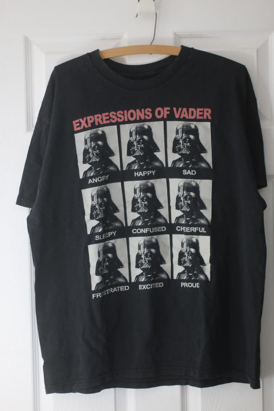 Star wars Expressions of Darth Vader' Graphic T-Shirt SizeXL