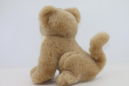 cub lion kid cat kitten vintage purring sound plush toy rare to find