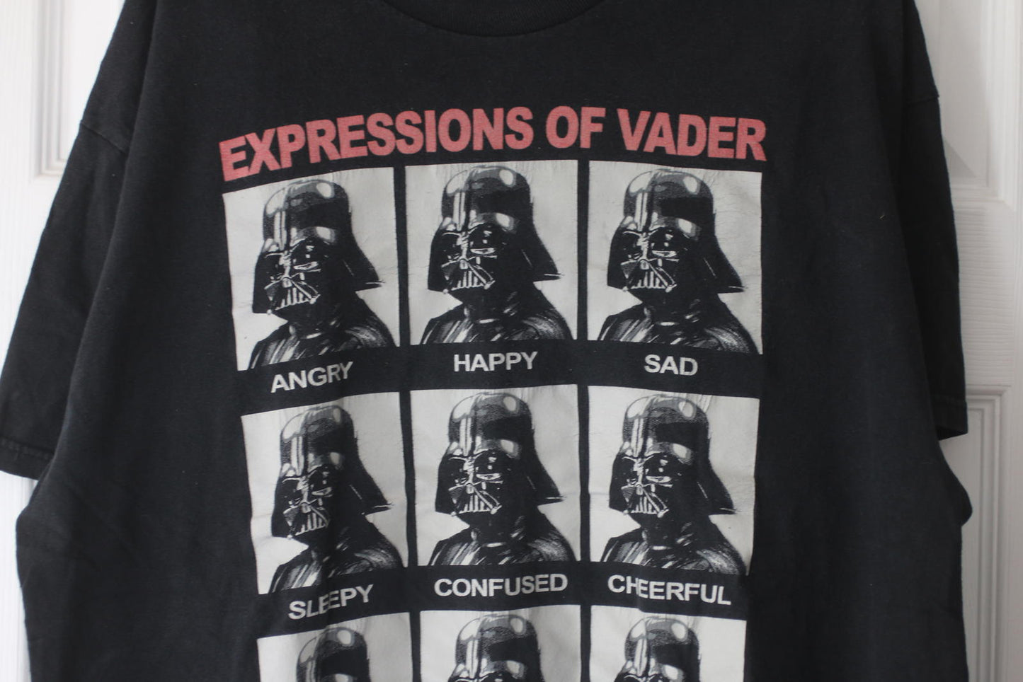 Star wars Expressions of Darth Vader' Graphic T-Shirt SizeXL
