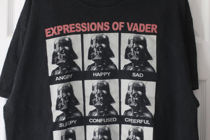 Star wars Expressions of Darth Vader' Graphic T-Shirt SizeXL