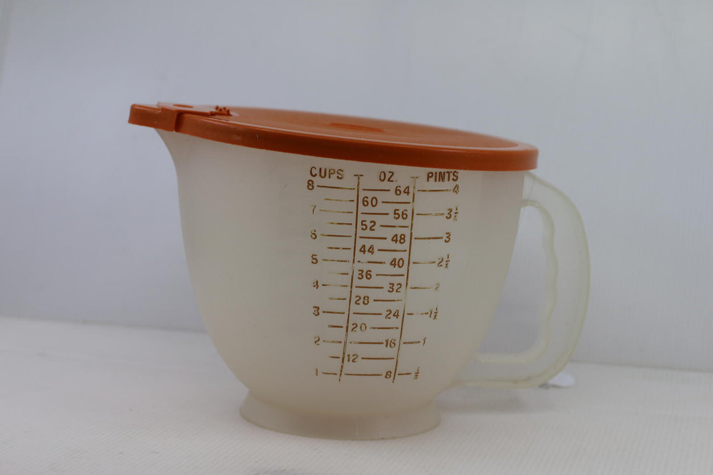 VTG 1977 Tupperware Measuring Bowl Mix N Store 4 Cup 1288-5 With Lid