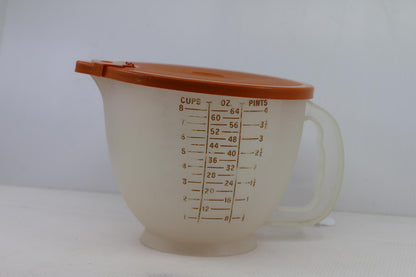VTG 1977 Tupperware Measuring Bowl Mix N Store 4 Cup 1288-5 With Lid