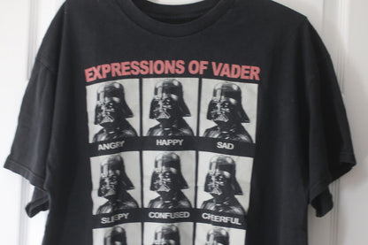 Star wars Expressions of Darth Vader' Graphic T-Shirt SizeXL
