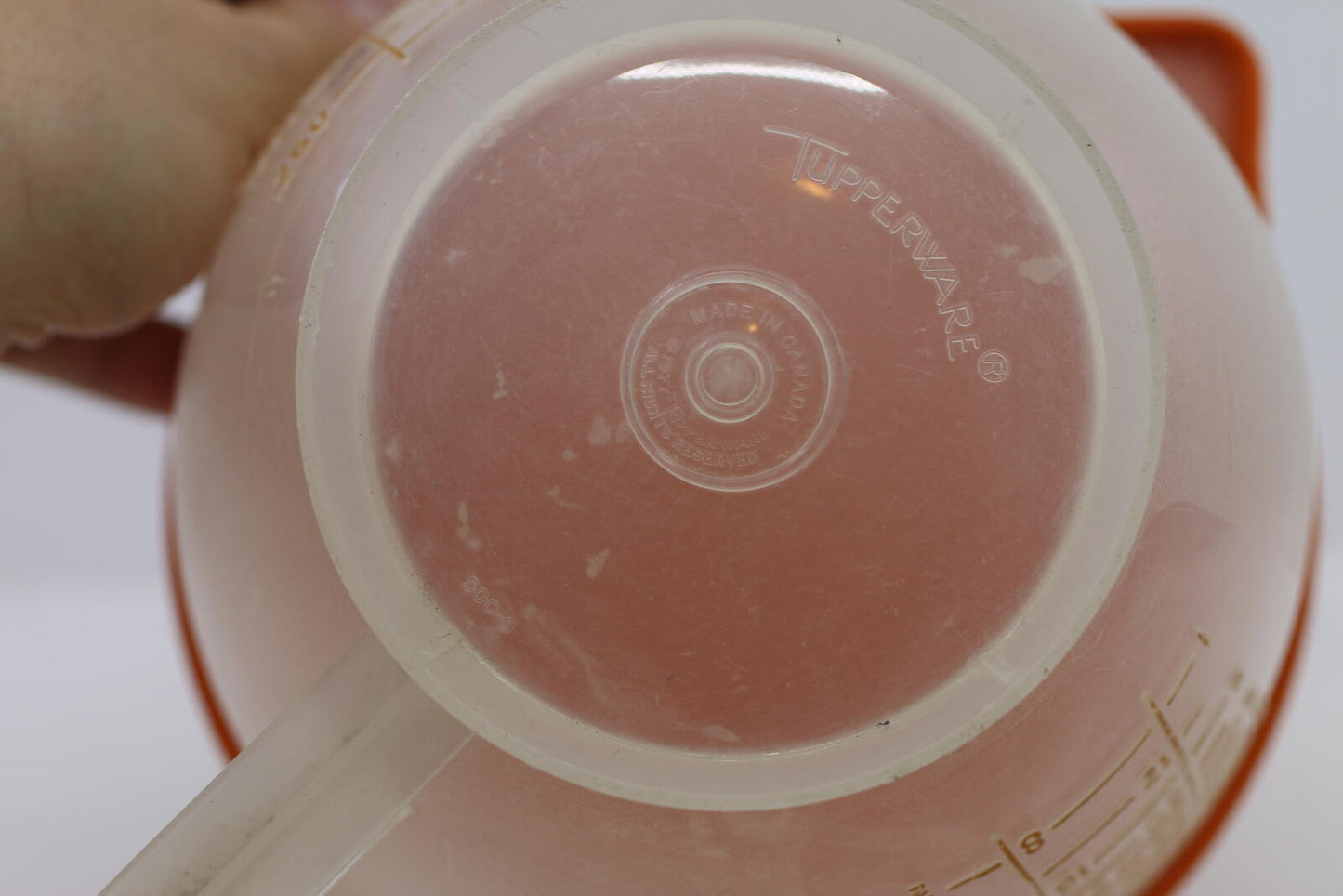 VTG 1977 Tupperware Measuring Bowl Mix N Store 4 Cup 1288-5 With Lid