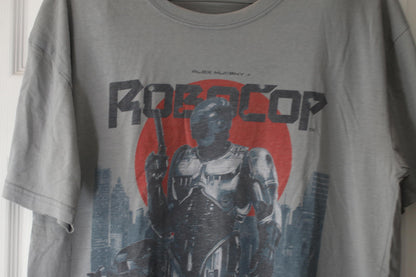 RoboCop Graphic TShirt Gray Movie Artwork Loot Crate Men’s L