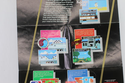 Vintage Nintendo Entertainment System (NES) Interactive Video Games Poster