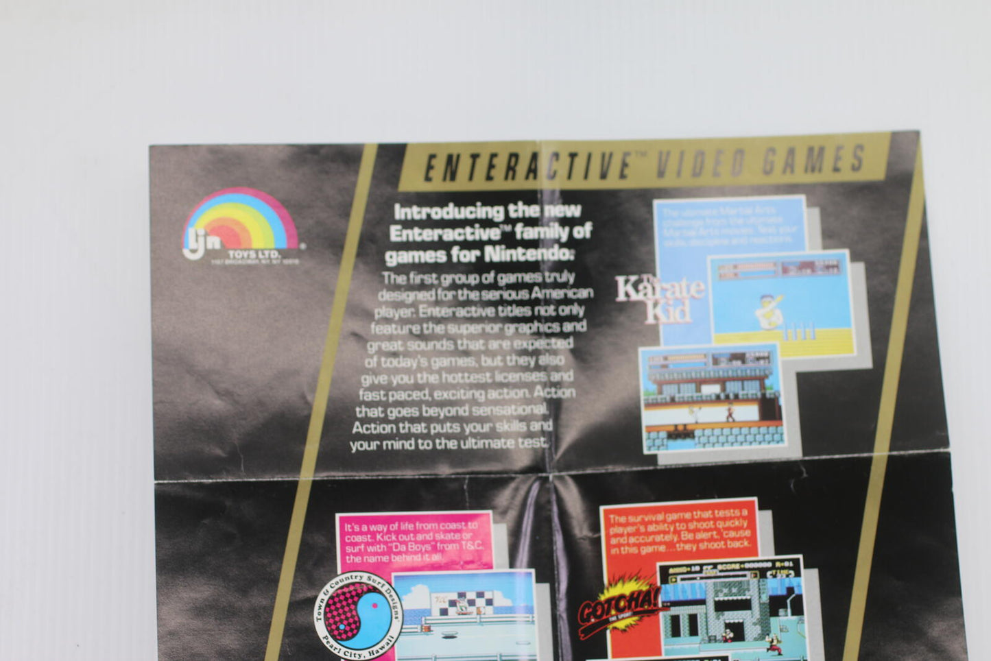 Vintage Nintendo Entertainment System (NES) Interactive Video Games Poster