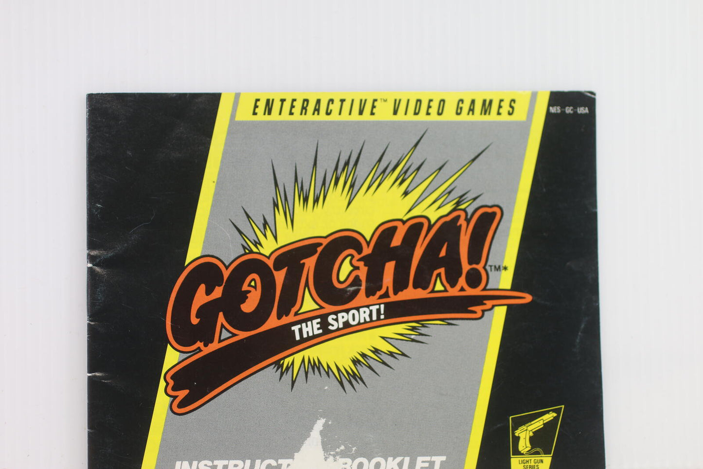 Gotcha! The Sport! Nintendo NES INSTRUCTION BOOKLET MANUAL ONLY