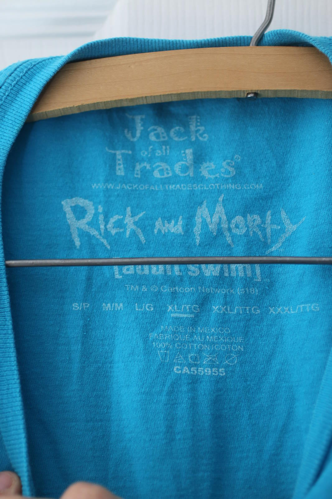 Rick & Morty Embroidered Faces T-Shirt – Adult Swim Jack of All Trades Men’s XL