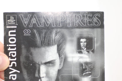 PlayStation Vampires iNSTRUCTION BOOK ONLY ps1  nO Game Disc Case