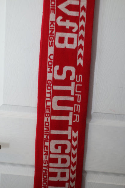VfB Stuttgart Scarf – “Die Jungs vom Cannstatter Wasen” Red Knit Football Schal