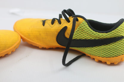 Nike Mens Indoor Turf Soccer Cleats Elastico Pro III Futsal Yellow Size US 4Y