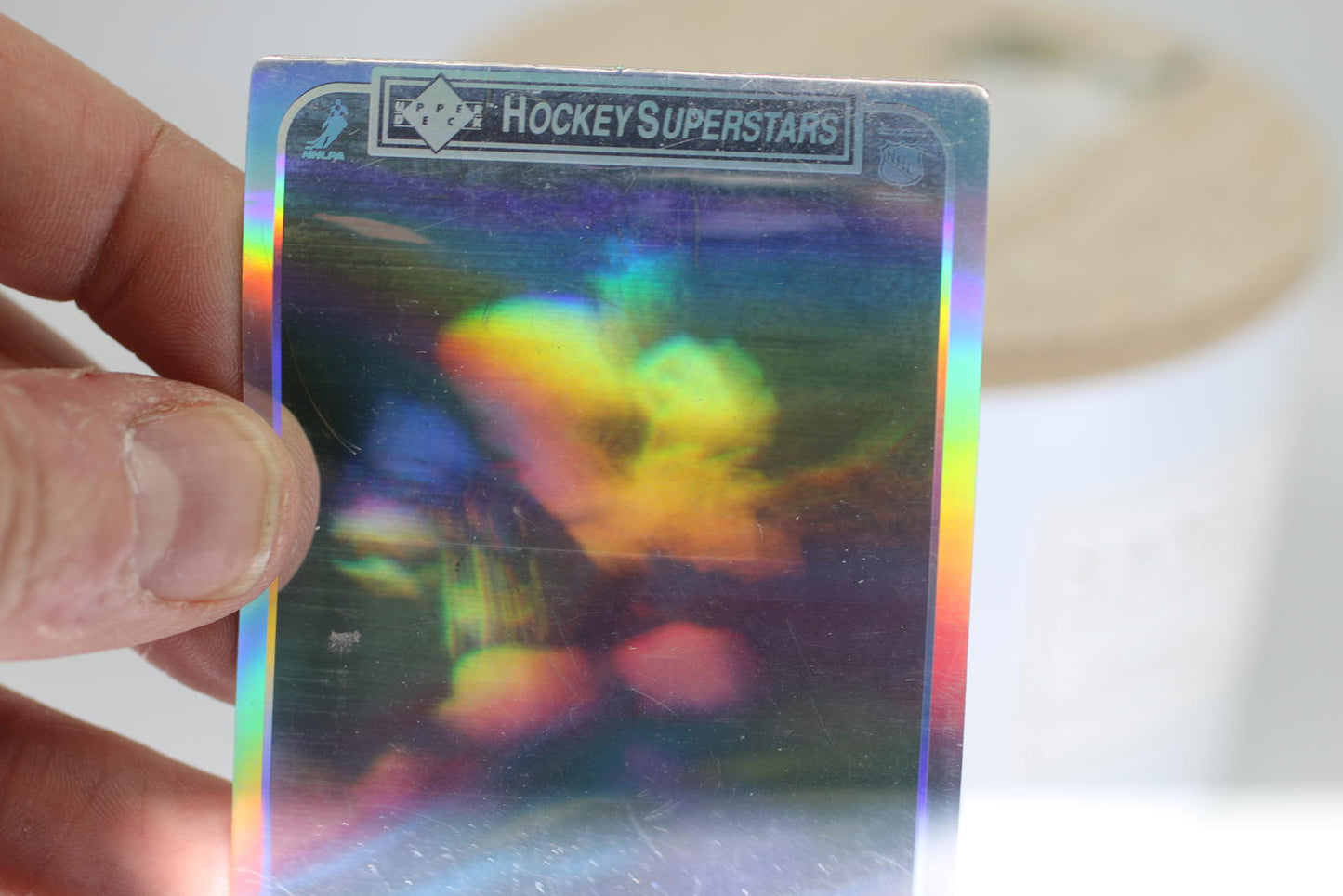 1990 Upper Deck Hockey Superstars Hologram NHL Foil Insert Card compagny