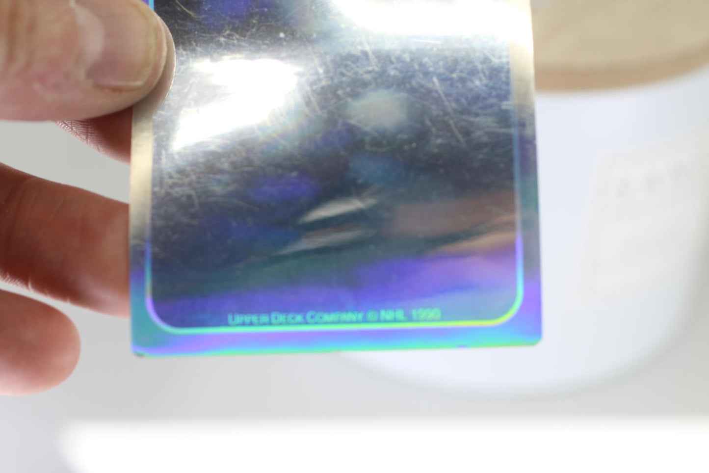 1990 Upper Deck Hockey Superstars Hologram NHL Foil Insert Card compagny