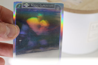 1990 Upper Deck Hockey Superstars Hologram NHL Foil Insert Card compagny