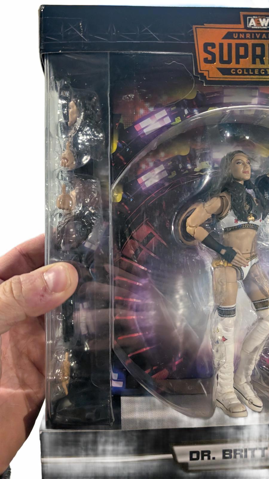 AEW Unrivaled Supreme Collection Dr. Britt Baker Action Figure toy brand new box