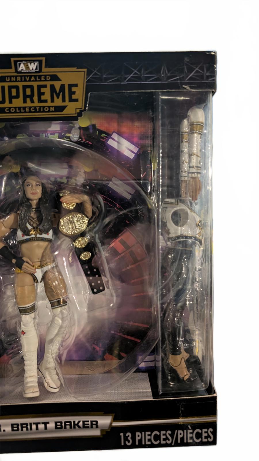 AEW Unrivaled Supreme Collection Dr. Britt Baker Action Figure toy brand new box