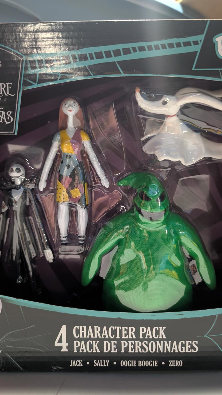 Flexfigs Nightmare Before Christmas 4 Character Pack - Jack, Sally, Oogie Boogie