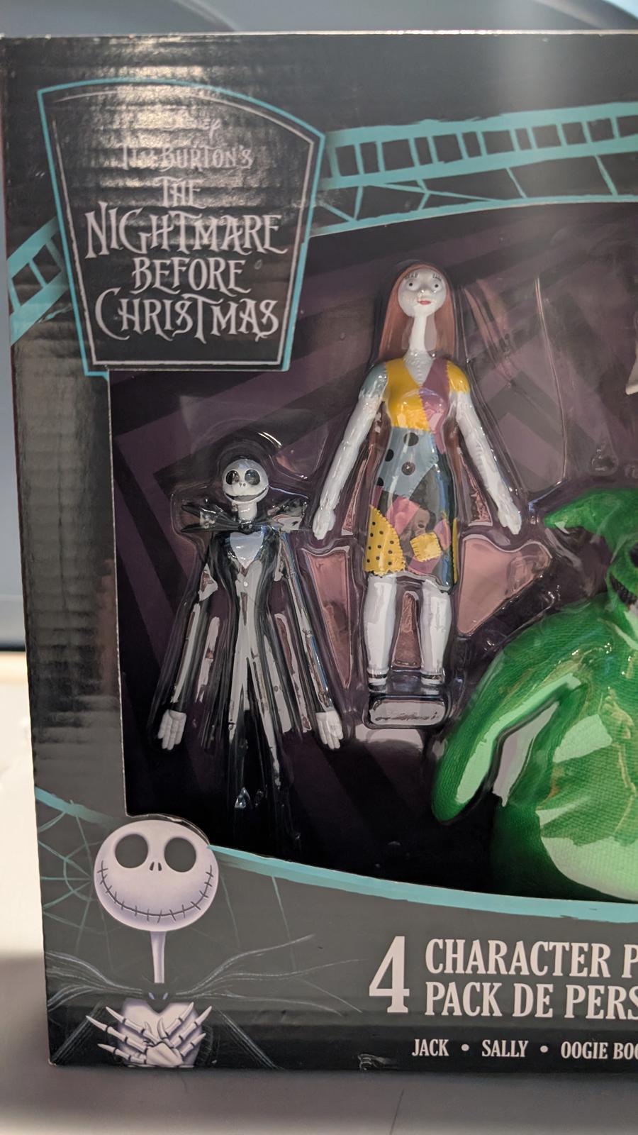 Flexfigs Nightmare Before Christmas 4 Character Pack - Jack, Sally, Oogie Boogie