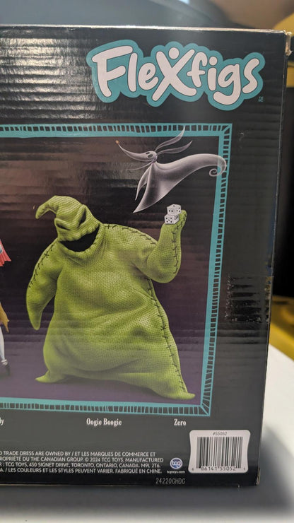 Flexfigs Nightmare Before Christmas 4 Character Pack - Jack, Sally, Oogie Boogie