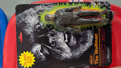 Universal Monsters The Wolfman Retro Glow in the Dark 7in. Action Figure NECA