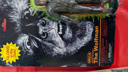 Universal Monsters The Wolfman Retro Glow in the Dark 7in. Action Figure NECA