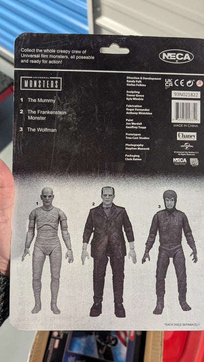 Universal Monsters The Wolfman Retro Glow in the Dark 7in. Action Figure NECA