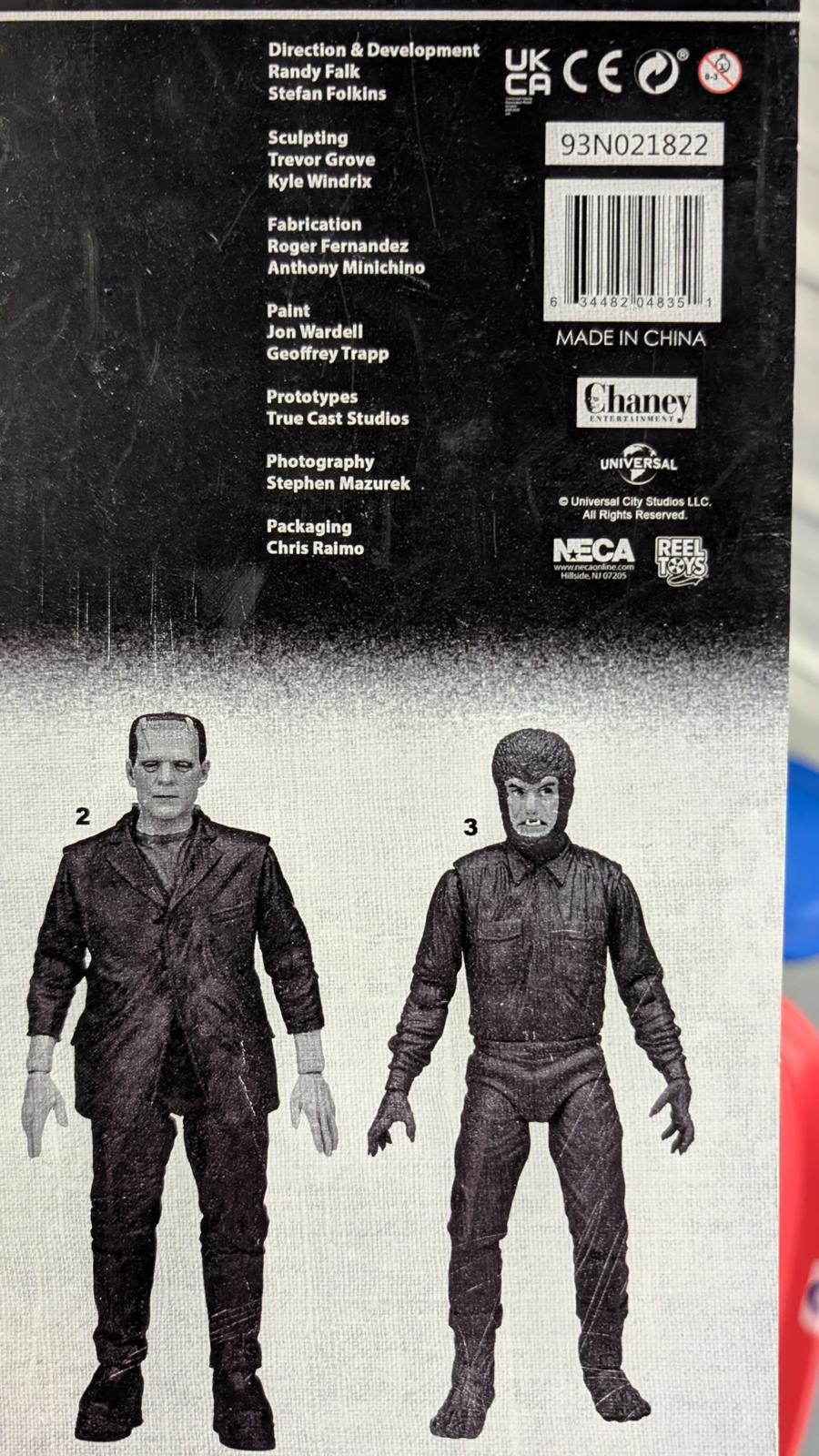 Universal Monsters The Wolfman Retro Glow in the Dark 7in. Action Figure NECA