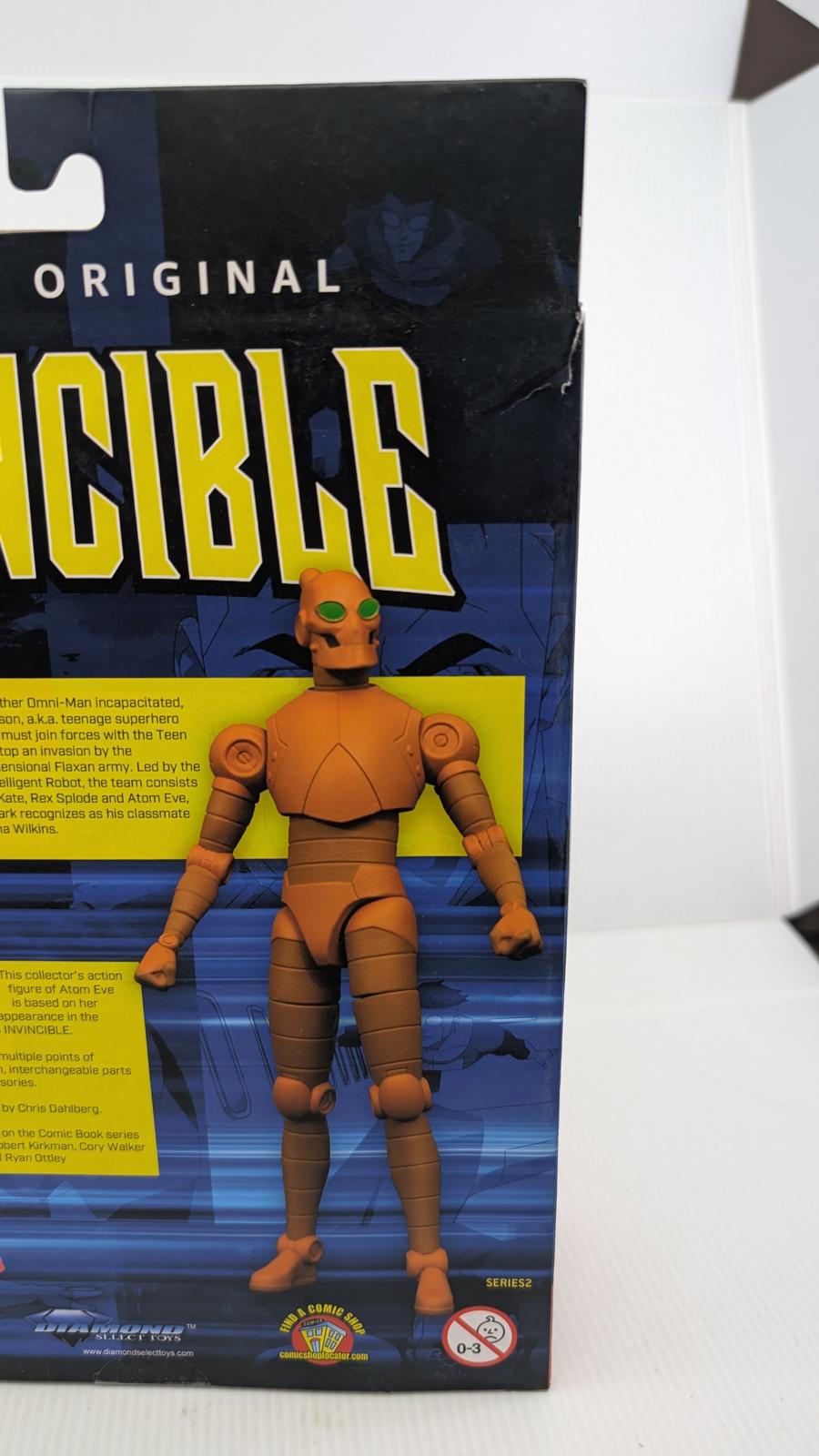 ATOM EVE "INVINCIBLE" DELUXE ACTION FIGURE DIAMOND SELECT TOYS WAVE 2 NEW IN BOX