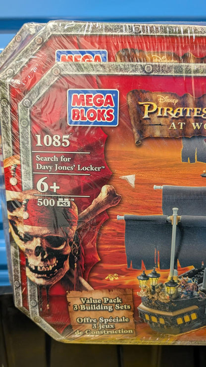 Mega Bloks Pirates of the Caribbean At World's End Building Sets 1064, 1065 1066