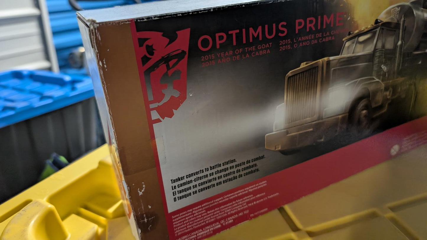 Hasbro Transformers Generations Optimus Prime Platinum Edition Year Of The Goat