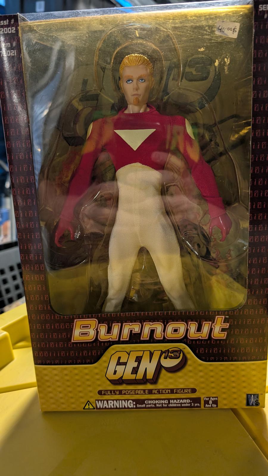 Burnout Gen 13 Action Figure 12” Comic Doll Poseable Articulation Vintage