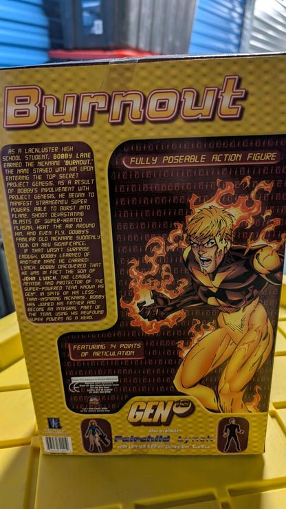 Burnout Gen 13 Action Figure 12” Comic Doll Poseable Articulation Vintage